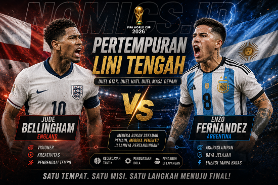 Adu Mekanik Jenderal Muda: Membedah Super Big Match Inggris vs Argentina di Semifinal Piala Dunia 2026